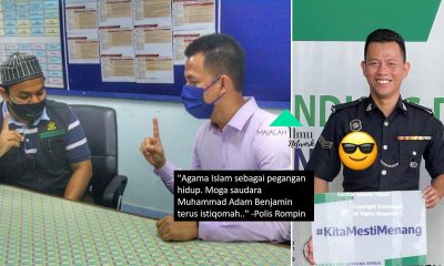 Anggota Polis Temui Hidayah Memeluk Islam Ketika PKP
