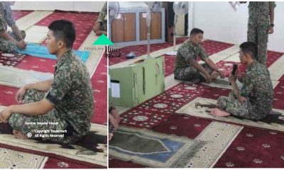 Lafaz Syahadah Depan Pegawai Anggota Tentera Dari Sarawak Peluk Islam