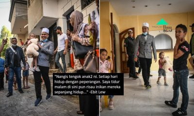 Sayu Sangat Melihat Anak Anak Ini Ustaz Ebit Lew Tubuh Tempat Tinggal Untuk Anak Yatim Dan Asnaf Di Gaza