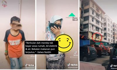 Seorang Kanak2 Nekad Panjat Bumbung Untuk Mengibarkan Bendera Putih Demi Membantu Neneknya