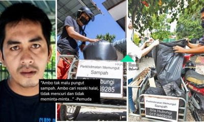 Seorang Pemuda OKU Tidak Berasa Malu Kerja Sebagai Pemungut Sampah Demi Mencari Sesuap Nasi Untuk Membalas Jasa Orang Tua