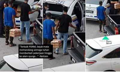 Usaha Anggota Polis PDRM Untuk Menghulurkan Bantuan Kepada Yang Memerlukan Raih Pujian Warganet