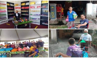 Walaupun Dilahirkan Sebagai OKU Namun Tidak Halang Amir Untuk Memberi BANTUAN Dari Hasil Titik Peluhnya Sendiri