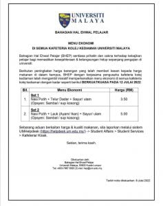 Menu Keluarga Malaysia