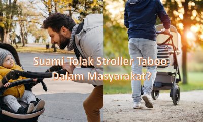 suami tolak stroller