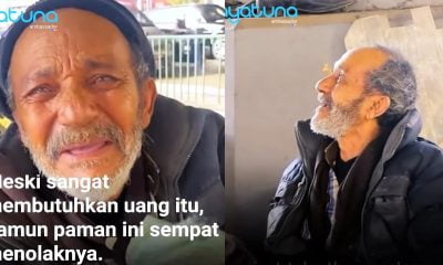 gelandangan tolak duit