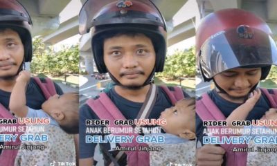 rider gendong bayi