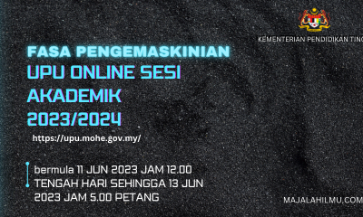 UPU Online Sesi Akademik 2023/2024