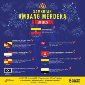 Sambutan Ambang Merdeka 2023 Mengikut Negeri - Tarikh, Lokasi & Masa 6 Ambang Merdeka 2023