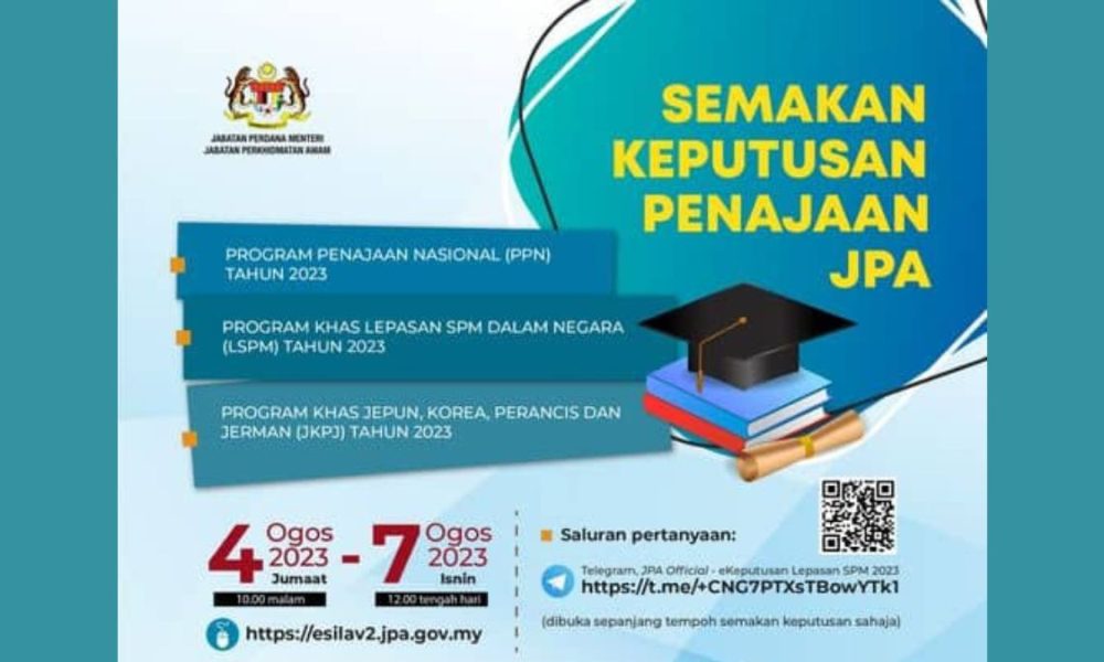 Semakan Keputusan Biasiswa JPA 2023 Tarikh Akhir 7 Ogos Majalah Ilmu