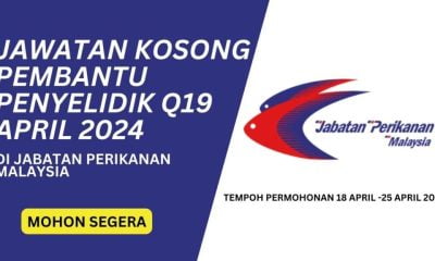 Jawatan Kosong Pembantu Penyelidik Q19 April 2024 1024x576 1