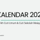 kalendar 2025