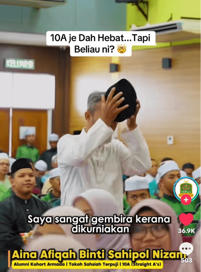 “Dah la Pandai Hafal Quran, Fasih Cakap Jepun Pula” Cantik Pula Masyallah – Ramai Kagum Kisah Aina Afiqah Raih 10A SPM 3 Aina Afiqah
