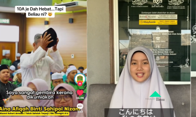 Dah la Pandai Hafal Quran Fasih Cakap Jepun Pula Cantik Pula Masyallah – Ramai Kagum Kisah Aina Afiqah Raih 10A SPM