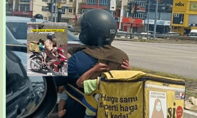 Dapat RM30 Sehari Pun Saya Bersyukur – Ibu Muda Gagah Hantar Makanan Sambil Bawa Tiga Anak Kecil