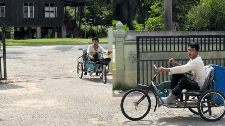 Basikal “Modify” Tarik Perhatian, Tapi Cara Lelaki Kayuh Buat Netizen Tak Tahan Gelak