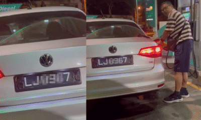 PR Singapura Tutup Plat Nombor Kereta Dengan Pita Hitam Untuk Isi RON95 Didenda RM9000 Oleh Mahkamah 1