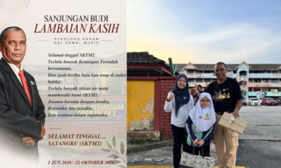 “Kami Sayang Cikgu Ishak…” — 10 Tahun Menabur Bakti, Akhirnya Tiba Masa Berpisah. Jasa Seorang Guru Tidak Akan Pernah Dilupakan
