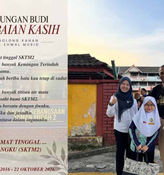 “Kami Sayang Cikgu Ishak…” — 10 Tahun Menabur Bakti, Akhirnya Tiba Masa Berpisah. Jasa Seorang Guru Tidak Akan Pernah Dilupakan